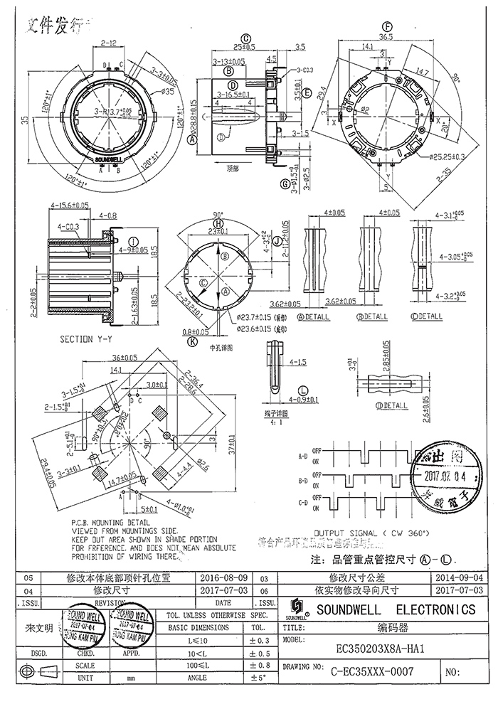 EC35中空編碼器規(guī)格書